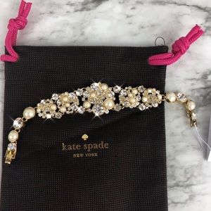 Kate Spade Pick a Pearl Delicate Gold Bracelet